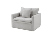 Crayford Light Gray Chair by Furniture of America at Eve Furniture