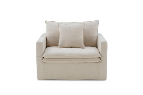 Crayford Taupe Chair by Furniture of America at Eve Furniture