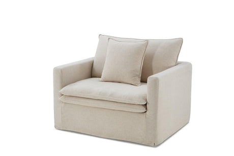 Crayford Taupe Chair by Furniture of America at Eve Furniture