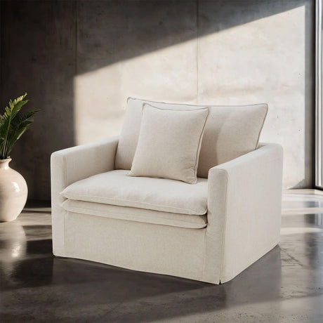 Crayford Taupe Chair by Furniture of America at Eve Furniture