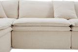 Crayford Taupe L-Sectional by Furniture of America at Eve Furniture