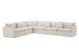 Crayford Taupe L-Sectional by Furniture of America at Eve Furniture
