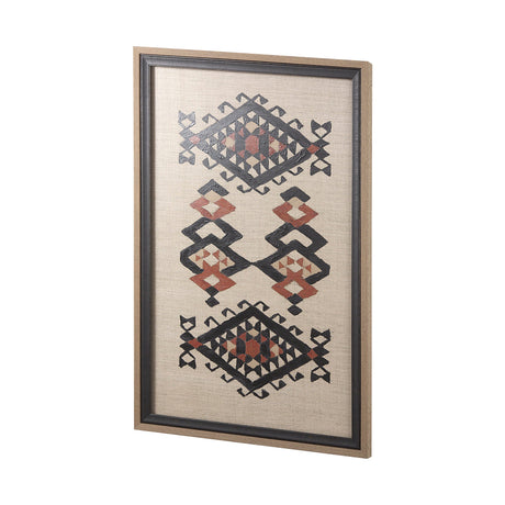 Creamy Tapestry I by Mercana Studio a Hand Embellished Textured Framed Art Print by Mercana at Eve Furniture