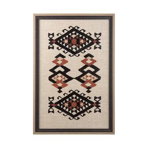 Creamy Tapestry I by Mercana Studio a Hand Embellished Textured Framed Art Print by Mercana at Eve Furniture