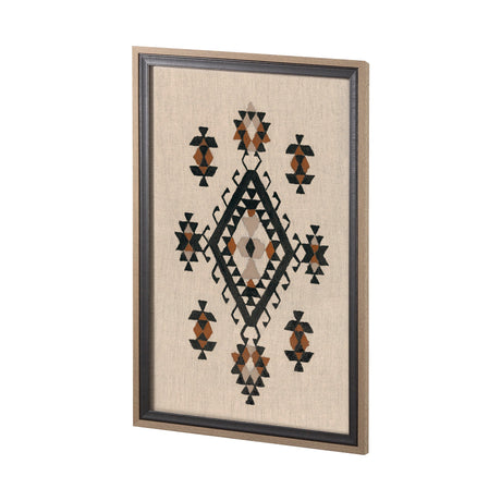 Creamy Tapestry II by Mercana Studio a Hand Embellished Textured Framed Art Print by Mercana at Eve Furniture