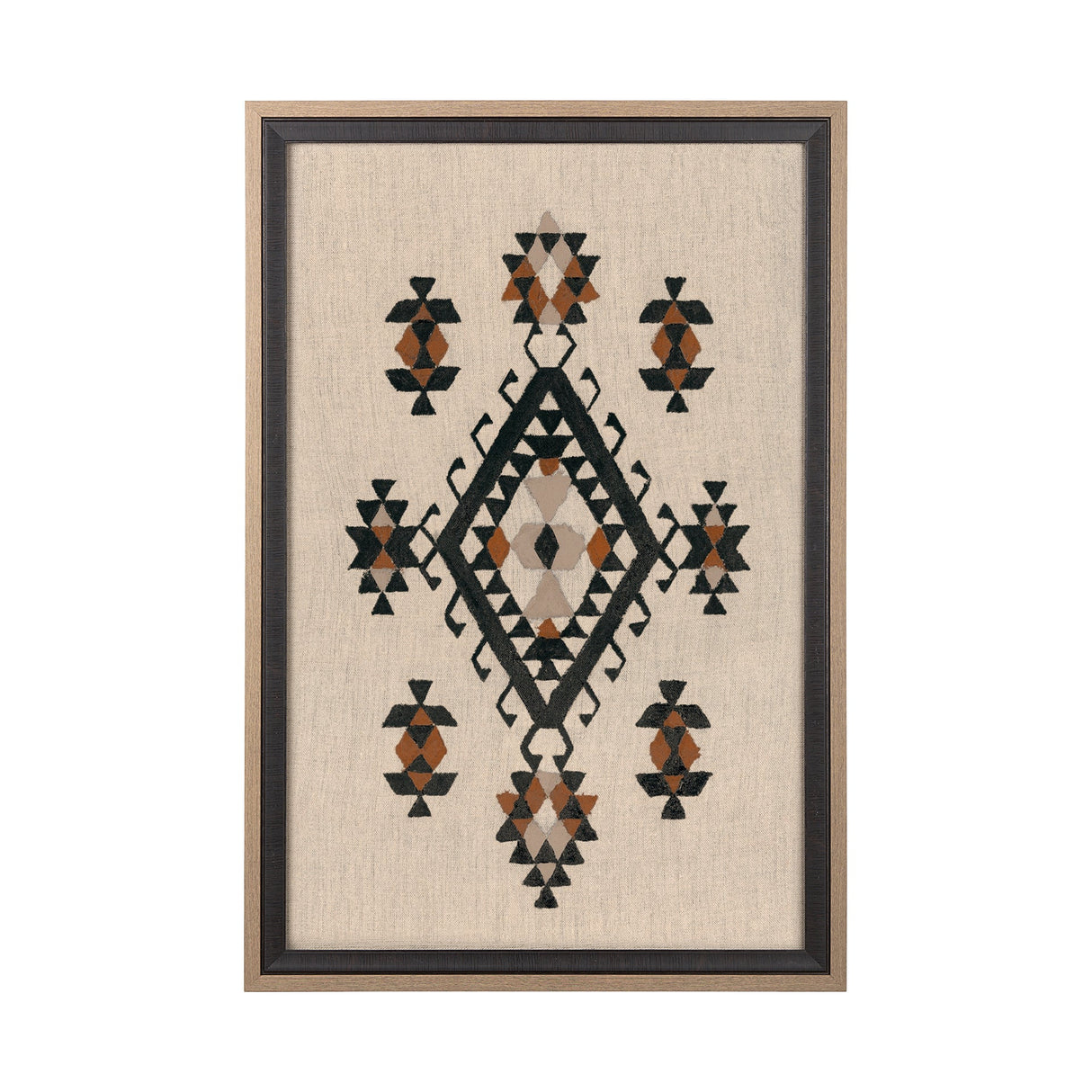 Creamy Tapestry II by Mercana Studio a Hand Embellished Textured Framed Art Print by Mercana at Eve Furniture