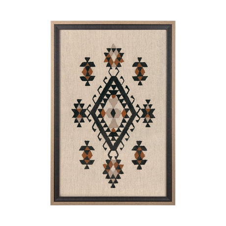 Creamy Tapestry II by Mercana Studio a Hand Embellished Textured Framed Art Print by Mercana at Eve Furniture