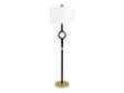 Creed Black/Gold Floor Lamp by Crestview at Eve Furniture