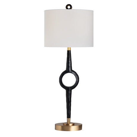 Creed Black/Gold Table Lamp (Set of 2) by Crestview at Eve Furniture