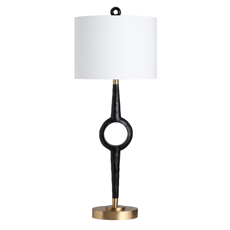 Creed Black/Gold Table Lamp (Set of 2) by Crestview at Eve Furniture