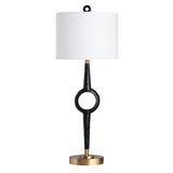 Creed Black/Gold Table Lamp (Set of 2) by Crestview at Eve Furniture