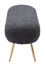 Creek Glitter Black Bench by Zuomod at Eve Furniture