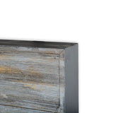Creekside Diptych Boats Original Hand Painted on Wood Oil Painting by Mercana at Eve Furniture