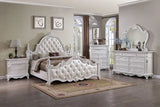 Cremona White 4-Piece Queen Bedroom Set by Furniture of America at Eve Furniture