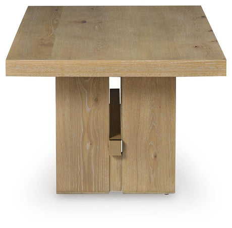 Crendlin Light Brown Coffee Table and 2 End Tables by Ashley at Eve Furniture