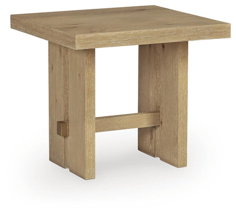 Crendlin Light Brown Coffee Table and 2 End Tables by Ashley at Eve Furniture