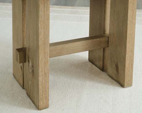 Crendlin Light Brown Rectangular End Table by Ashley at Eve Furniture