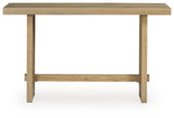 Crendlin Light Brown Sofa Table by Ashley at Eve Furniture