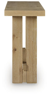 Crendlin Light Brown Sofa Table by Ashley at Eve Furniture
