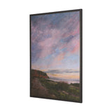 Crescent Sunset I by Mercana Studio Hand-Embellished Textured Framed Canvas Artwork by Mercana at Eve Furniture