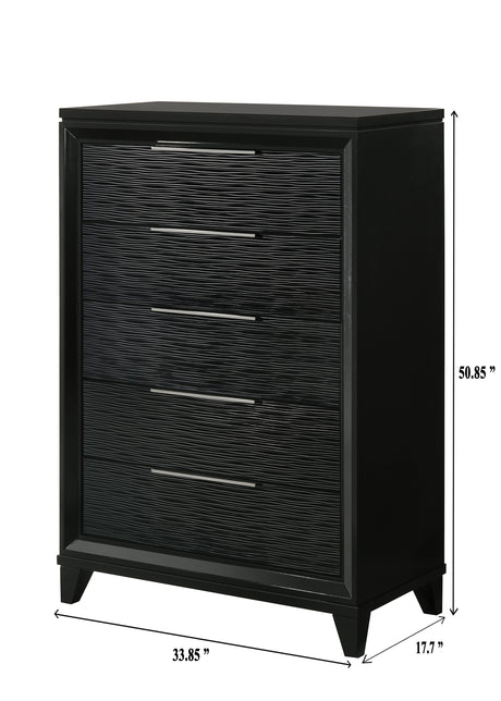 Cressida Black Chest by Crown Mark at Eve Furniture