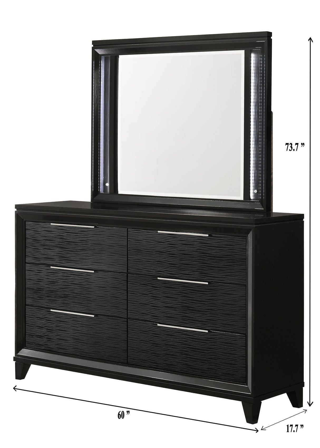 Cressida Black Dresser by Crown Mark at Eve Furniture