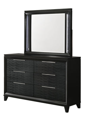 Cressida Black Dresser & Mirror by Crown Mark at Eve Furniture