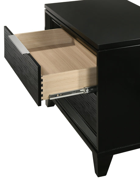 Cressida Black Nightstand by Crown Mark at Eve Furniture