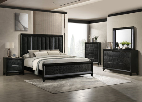Cressida Black Nightstand by Crown Mark at Eve Furniture