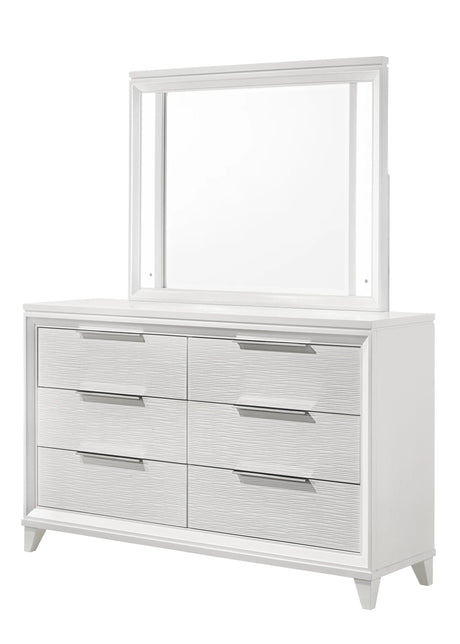 Cressida White Dresser by Crown Mark at Eve Furniture