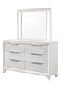 Cressida White Dresser by Crown Mark at Eve Furniture
