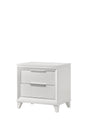 Cressida White Nightstand by Crown Mark at Eve Furniture