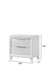 Cressida White Upholstered LED Panel Bedroom Set by Crown Mark at Eve Furniture