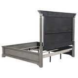Cresswell Weathered Taupe 4-Piece Eastern King Bedroom Set by Coaster at Eve Furniture