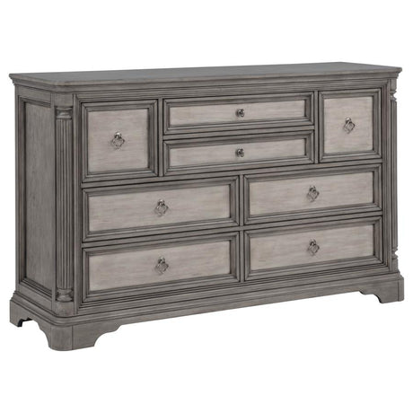 Cresswell Weathered Taupe 4-Piece Eastern King Bedroom Set by Coaster at Eve Furniture