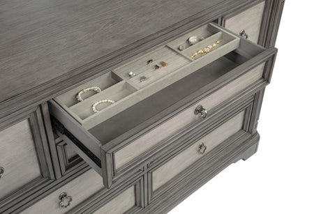 Cresswell Weathered Taupe 5-Piece Queen Bedroom Set by Coaster at Eve Furniture