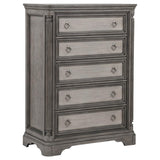 Cresswell Weathered Taupe 5-Piece Queen Storage Bedroom Set by Coaster at Eve Furniture