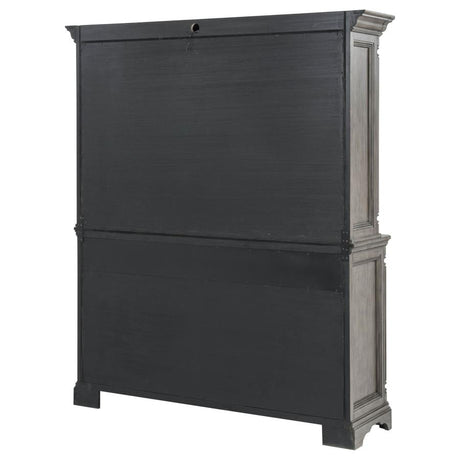 Cresswell Weathered Taupe 2-door 3-drawer Buffet and Hutch by Coaster at Eve Furniture