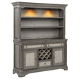 Cresswell Weathered Taupe 2-door 3-drawer Buffet and Hutch by Coaster at Eve Furniture