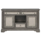 Cresswell Weathered Taupe 2-door 3-drawer Wine Storage Buffet by Coaster at Eve Furniture