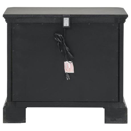 Cresswell Weathered Taupe 3-drawer Nightstand Bedside Table by Coaster at Eve Furniture
