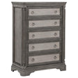 Cresswell Weathered Taupe 5-drawer Chest of Drawers by Coaster at Eve Furniture