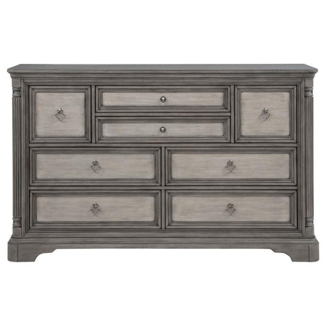 Cresswell Weathered Taupe 8-drawer Bedroom Dresser by Coaster at Eve Furniture