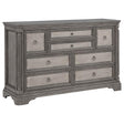 Cresswell Weathered Taupe 8-drawer Bedroom Dresser by Coaster at Eve Furniture