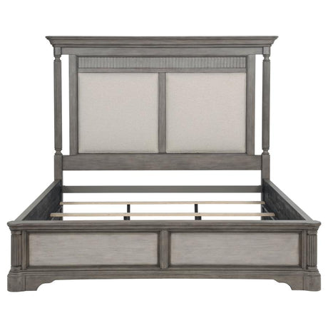 Cresswell Weathered Taupe Queen Panel Bed by Coaster at Eve Furniture
