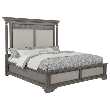 Cresswell Weathered Taupe Queen Panel Bed by Coaster at Eve Furniture
