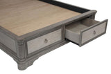 Cresswell Weathered Taupe Queen Storage Platform Bed by Coaster at Eve Furniture