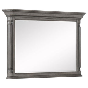 Cresswell Weathered Taupe Rectangular Dresser Mirror by Coaster at Eve Furniture