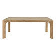 Crest Dining Table - Warm Natural by Classic Home at Eve Furniture