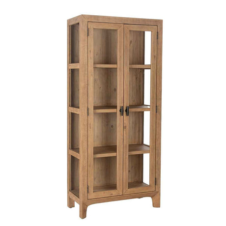 Crest Display Cabinet - Warm Natural by Classic Home at Eve Furniture